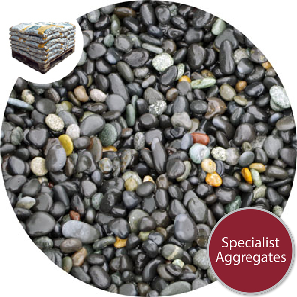 Bridport Volcanic Black Gravel - 5-8mm